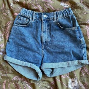 High Waisted Denim Shorts